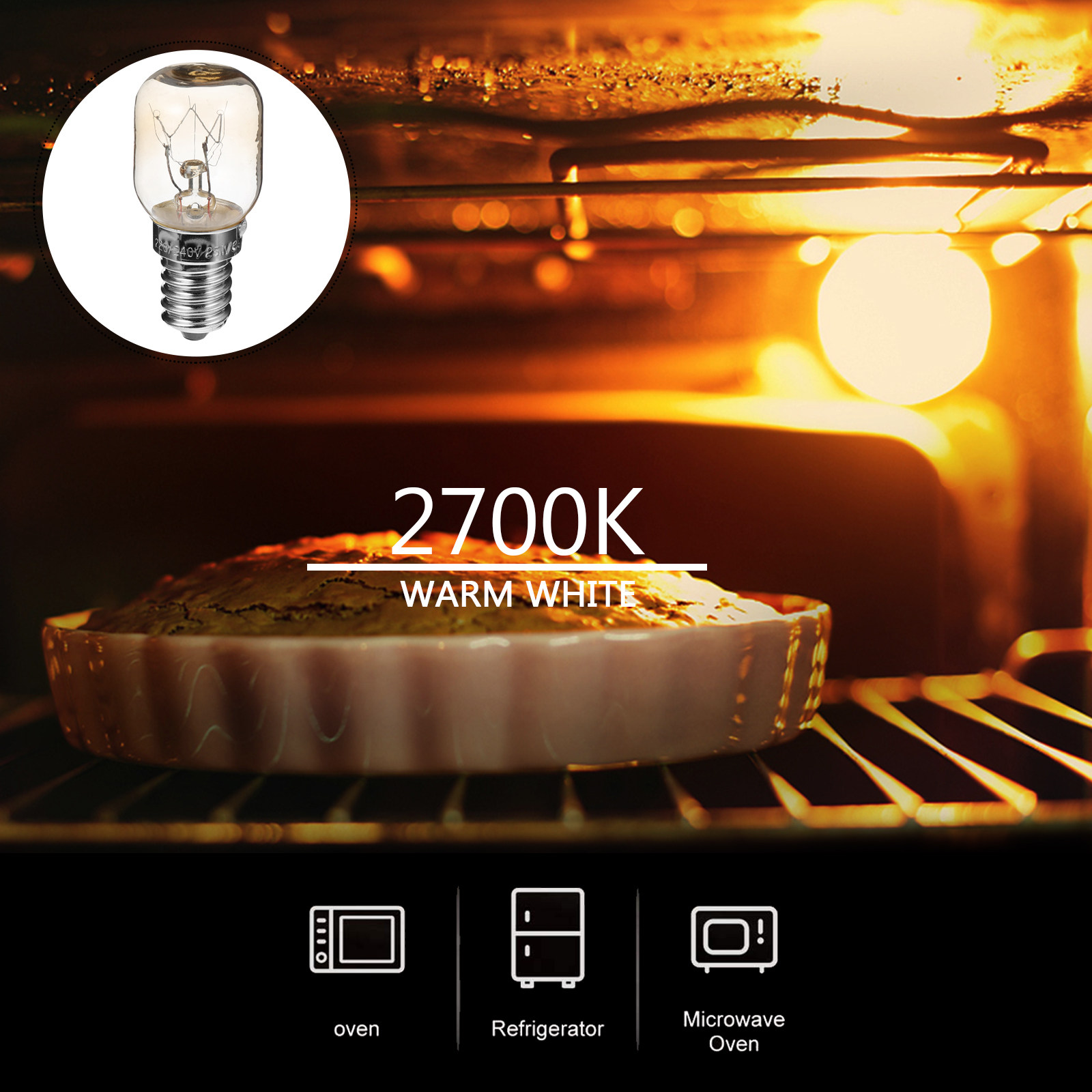 Microwave Oven - 4 قطع من مصابيح الفرن المقاومة
