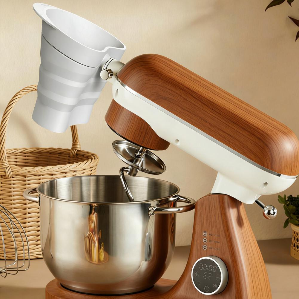 قمع سيليكون لخلاط الطعام، ملحق - مراجعة Stand Mixer وسعره