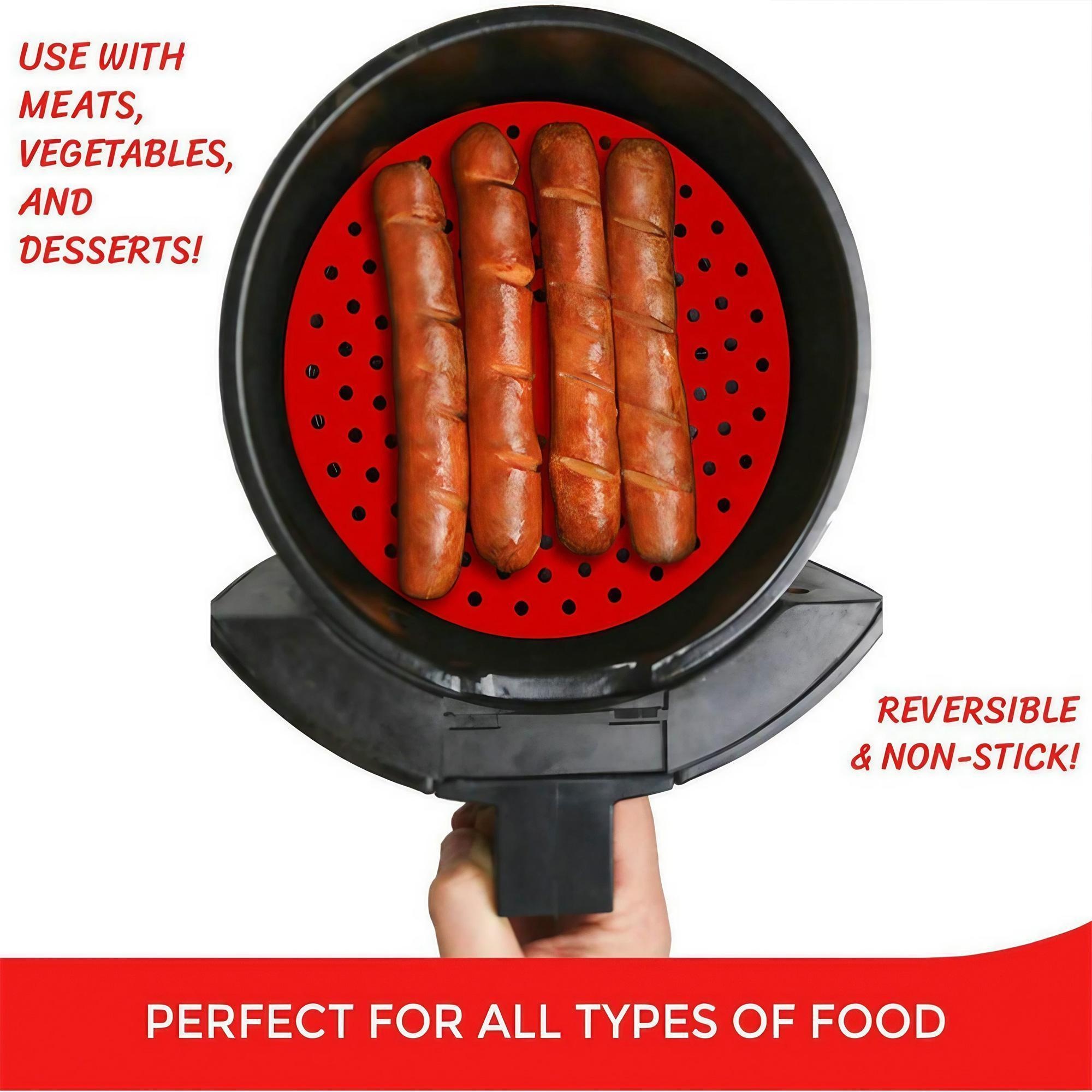 بطانات مقلاة هوائية من السيليك - مراجعة Air Fryer وسعره