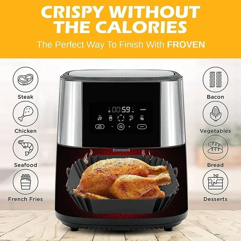 قطعة واحدة من سلة المقلاة الهو - مراجعة Air Fryer وسعره